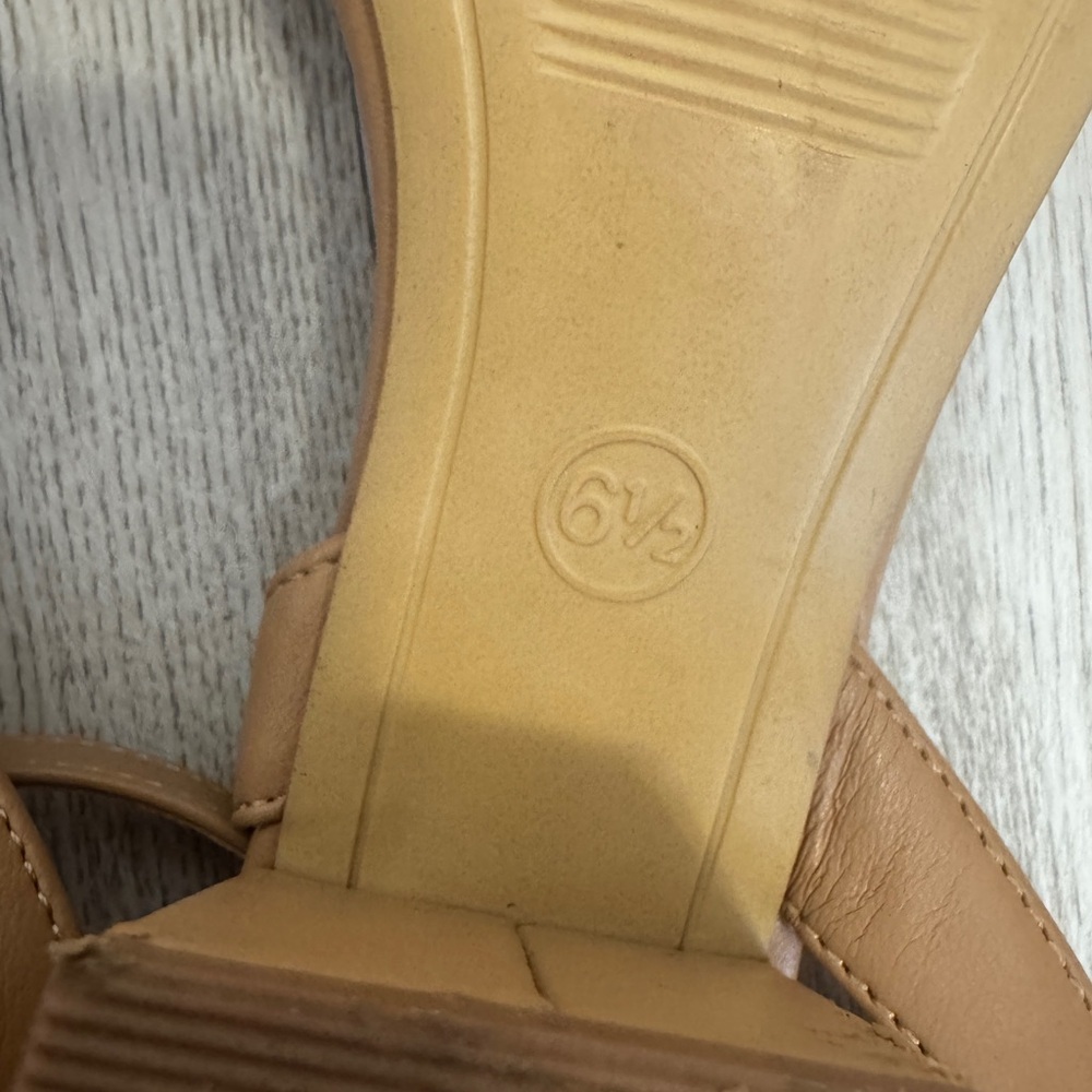 a new day Tan Strappy Heels - Picture 4 of 4
